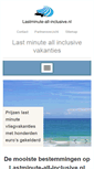 Mobile Screenshot of lastminute-all-inclusive.nl